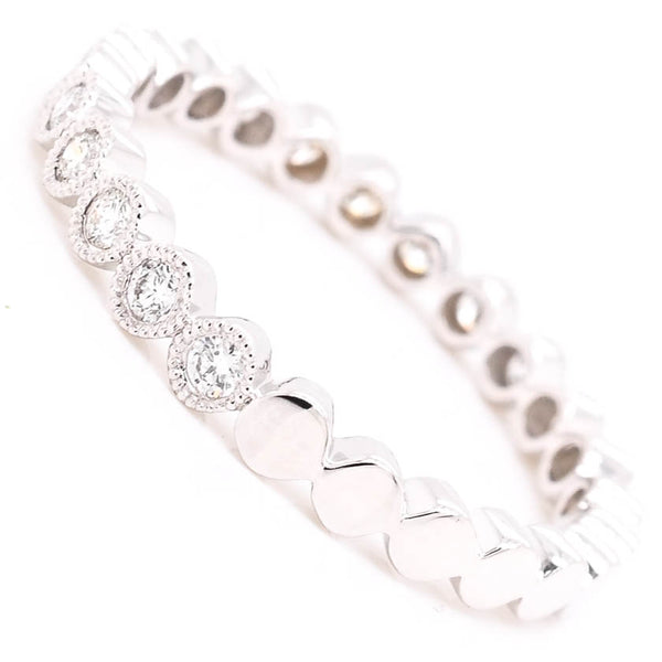 Graziella 18KT White Gold 0.31CTW Diamond Ring