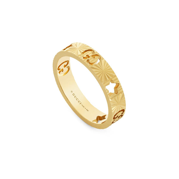 Graziella 18KT Yellow Gold 4mm Iconic Star Ring