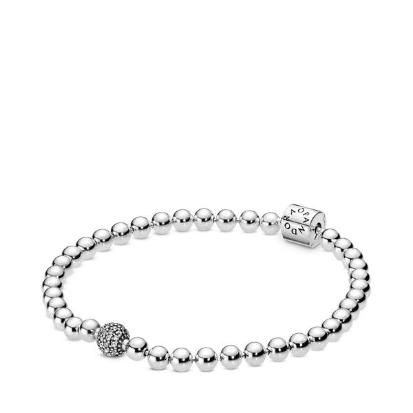 Graziella Beads And Pave Bracelet