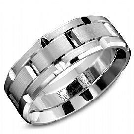 graziella Carlex 14KT White Gold Wedding Band