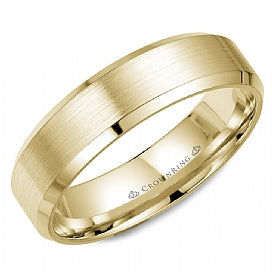 graziella Crown Ring 14KT Yellow Gold Wedding Band