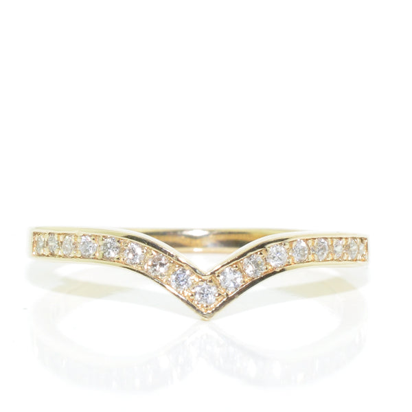 graziella Diamond Wedding Band