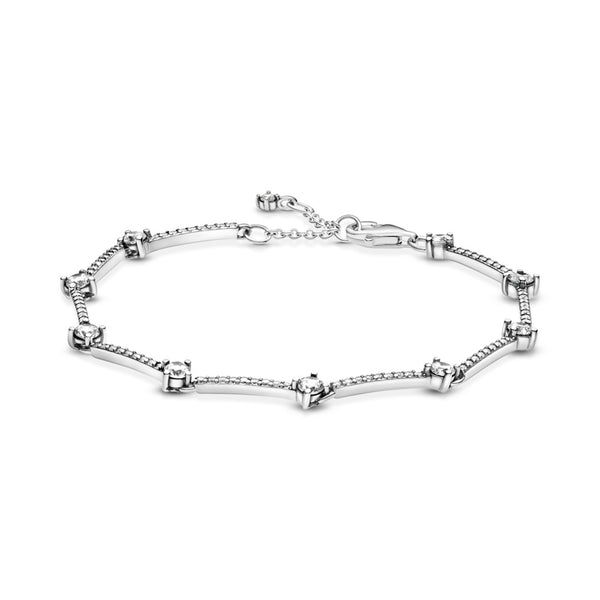 graziella FINAL SALE - Sparkling Pav?? Bars Bracelet