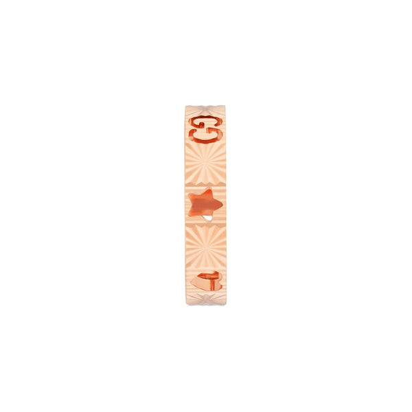 Graziella Gucci 18KT Rose Gold 4mm Icon Star Ring