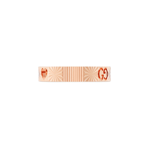 graziella Gucci 18KT Rose Gold 4mm Icon Star Ring