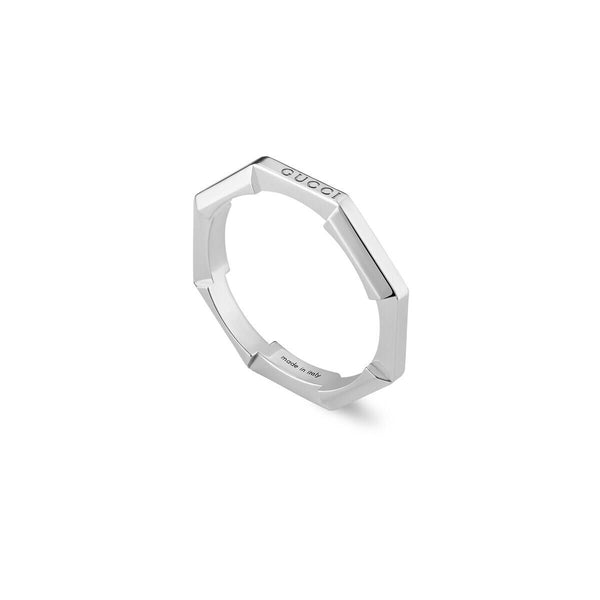 graziella Gucci 18KT White Gold Link to Love Ring