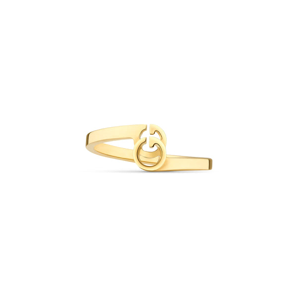 graziella Gucci 18KT Yellow Gold GG Running Ring