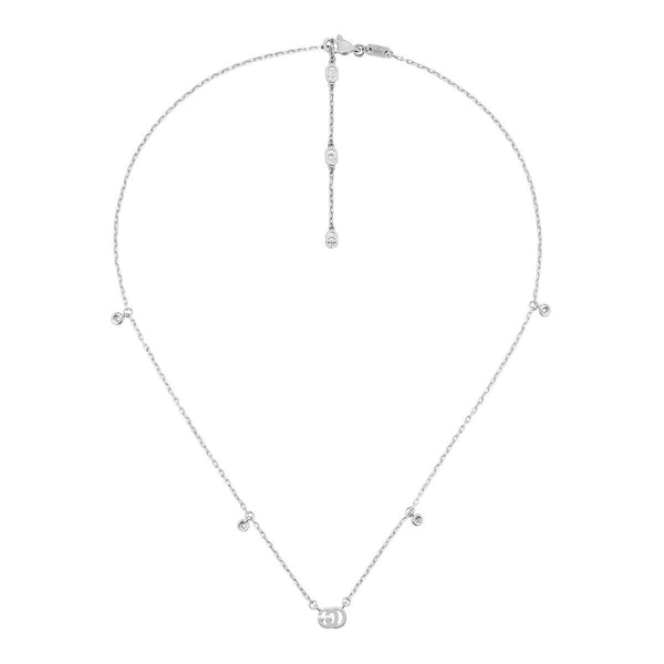 graziella Gucci GG Running necklace in white gold