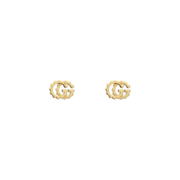 graziella Gucci GG Running yellow gold studs