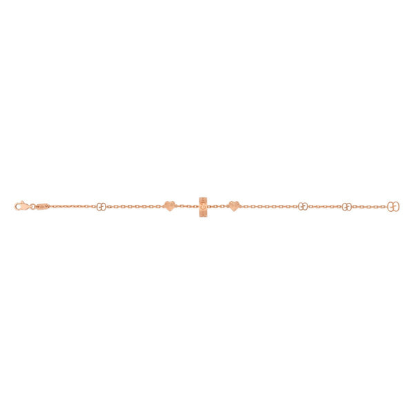 Graziella Gucci Icon 18k Heart Bracelet