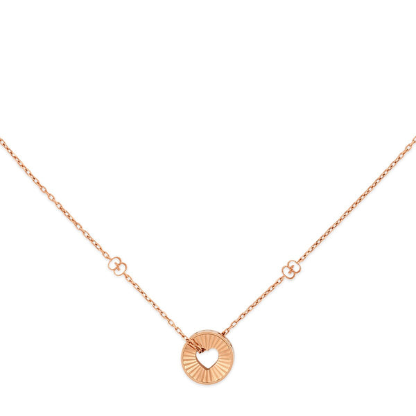Graziella Gucci Icon 18k Heart Necklace