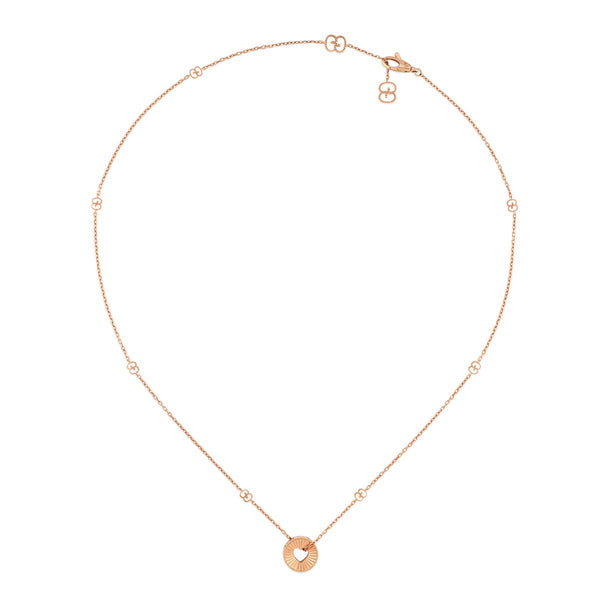 graziella Gucci Icon 18k Heart Necklace