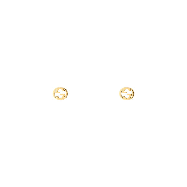 graziella Gucci Interlocking G 18k gold earrings