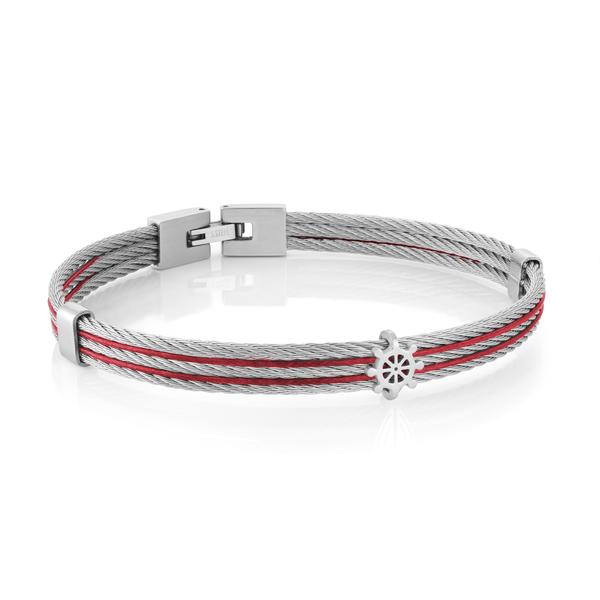 graziella Italgem Steel 8" Cable Bracelet