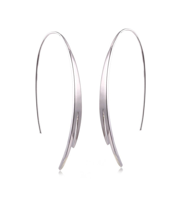 graziella Larus Sterling Silver Mercury Earrings