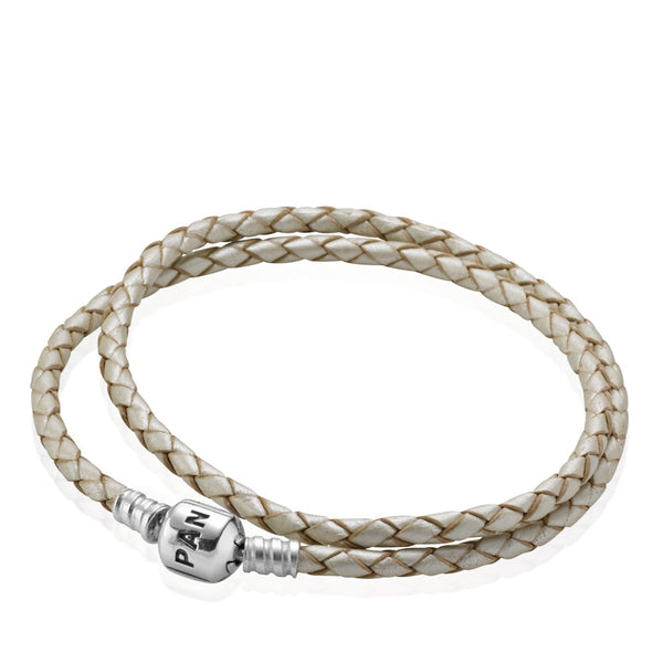 graziella Leather Champagne-Double