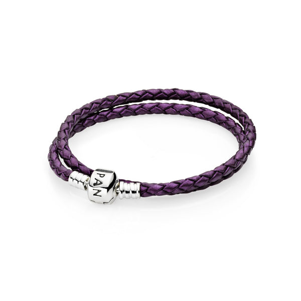 Graziella Leather Purple-Double