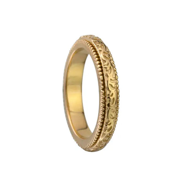 Graziella Meditaion Ring "Rosebud" Sterling Silver. 9