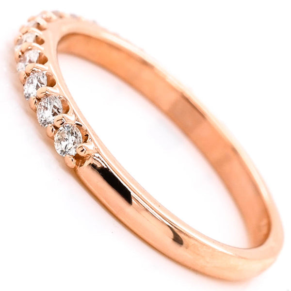 Graziella Graziella Originals 14KT Rose Gold 0.50CTW Si F-G Colour Diamond Wedding Band