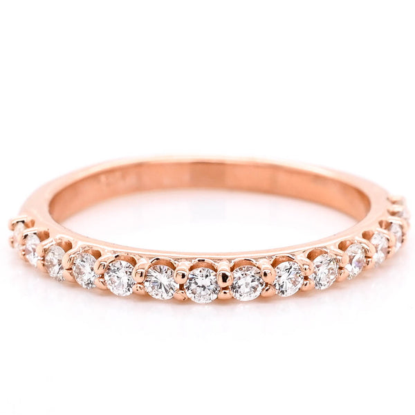 graziella Graziella Originals 14KT Rose Gold 0.50CTW Si F-G Colour Diamond Wedding Band