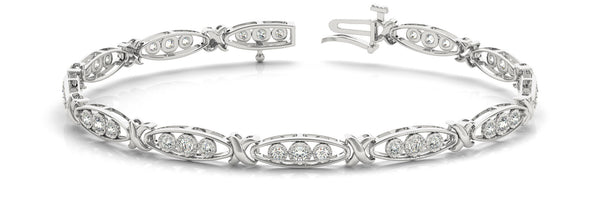 graziella Graziella Originals 14KT White Gold 7.5" 0.57CTW SI G-H Colour Diamond Tennis Bracelet