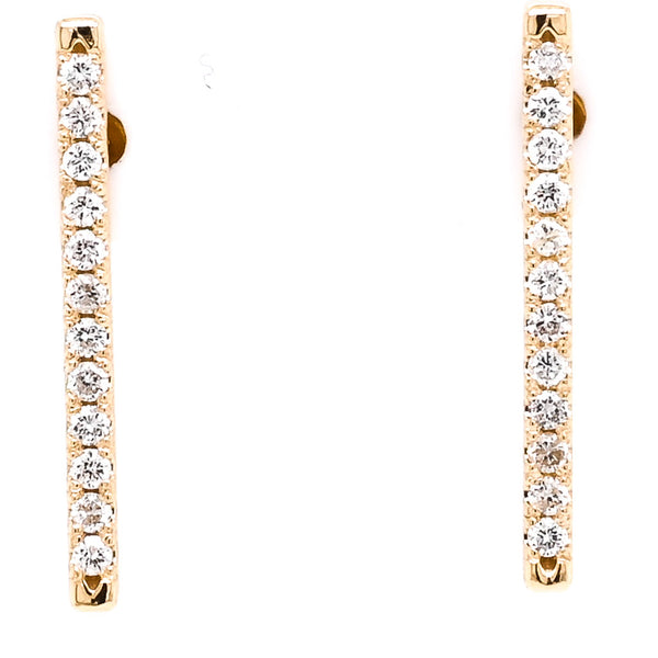 graziella Graziella Originals 14KT Yellow Gold 0.29CTW CTW Stud Style Post Back Backing Diamond Earrings