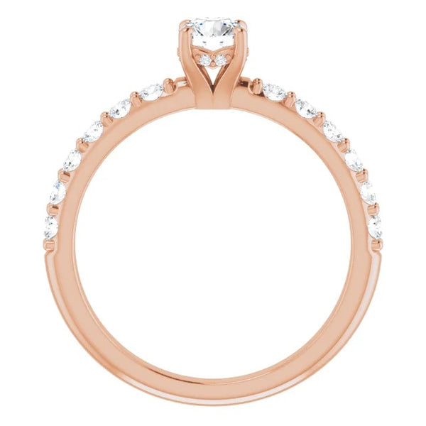 Graziella Graziella Originals Diamond Engagement Ring. 0.75CTW I1 - F Center Diamond