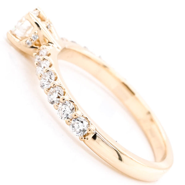 Graziella Graziella Originals Diamond Engagement Ring. 0.81CTW I1 - H Center Diamond