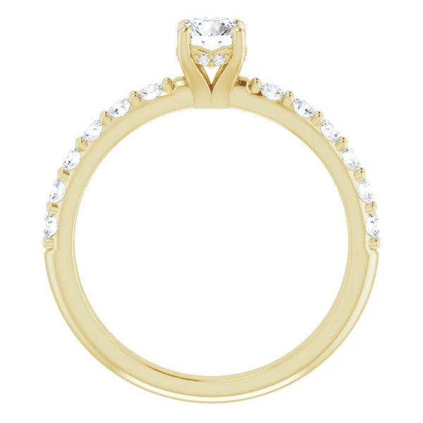 Graziella Graziella Originals Diamond Engagement Ring. 0.81CTW I1 - H Center Diamond