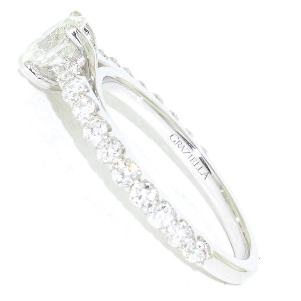 Graziella Graziella Originals Diamond Engagement Ring - 0.90CTW GIA Certified SI2 F Centre Diamond