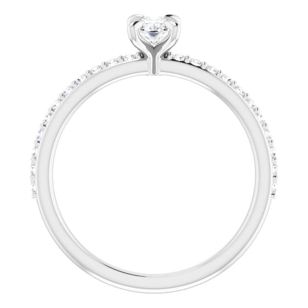 Graziella Graziella Originals Diamond Engagement Ring. 0.90CTW VS2-I Colour Center Diamond