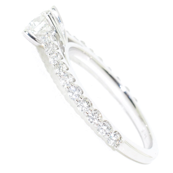 Graziella Graziella Originals Diamond Engagement Ring. 0.90CTW SI2-F Colour Center Diamond