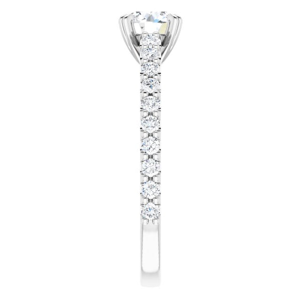 Graziella Graziella Originals Diamond Engagement Ring. 0.90CTW SI2-F Colour Center Diamond