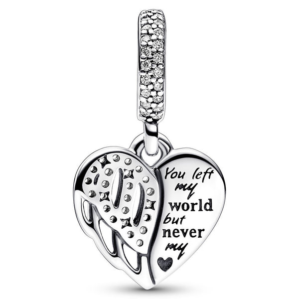 graziella Pandora Heart & Angel Dangle Charm