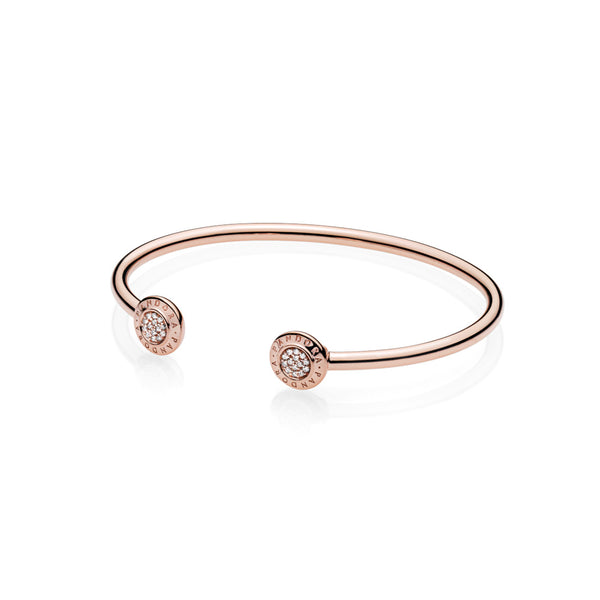graziella PANDORA Signature Open Bangle Clear CZ