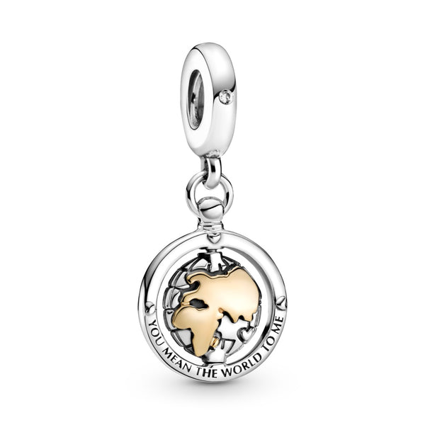graziella Pandora Spinning World Dangle Charm