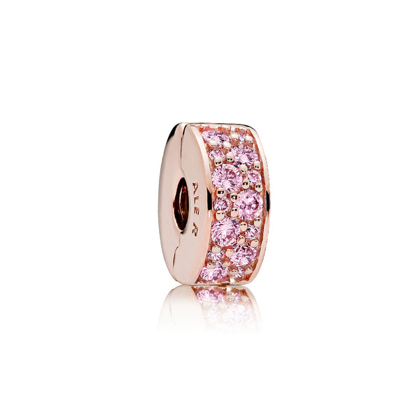 graziella Pink Pave Clip Charm