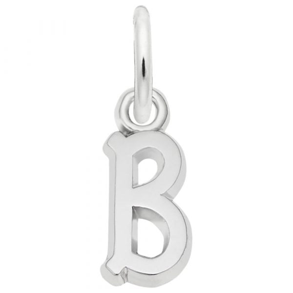 graziella Rembrandt Sterling Silver B Charm