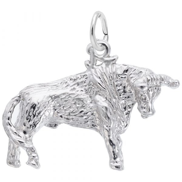 graziella Rembrandt sterling silver Bull Charm