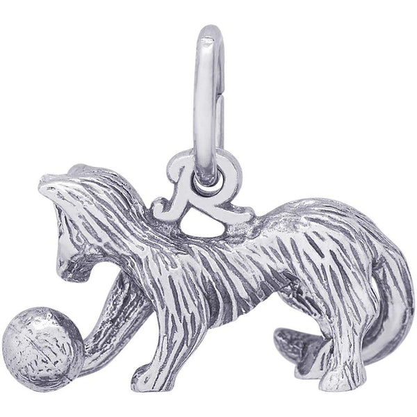 graziella Rembrandt Sterling Silver Cat Charm