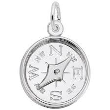graziella Rembrandt Sterling Silver Compass Charm