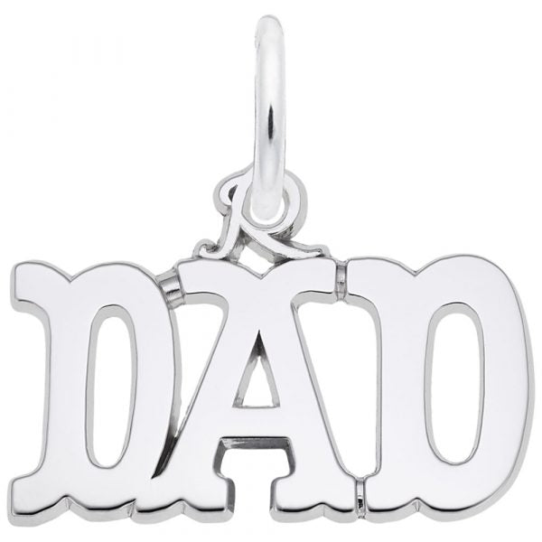 graziella Rembrandt Sterling Silver Dad Charm