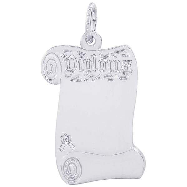 graziella Rembrandt Sterling Silver Diploma Charm
