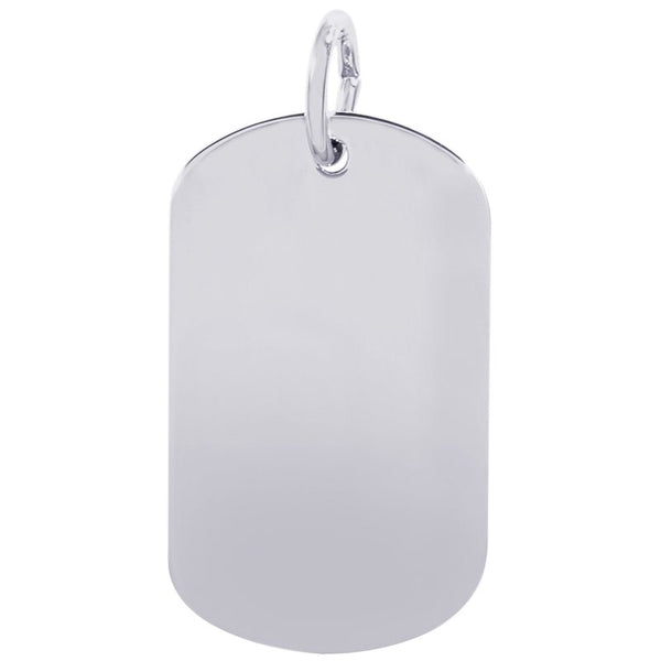graziella Rembrandt Sterling Silver Dog Tag