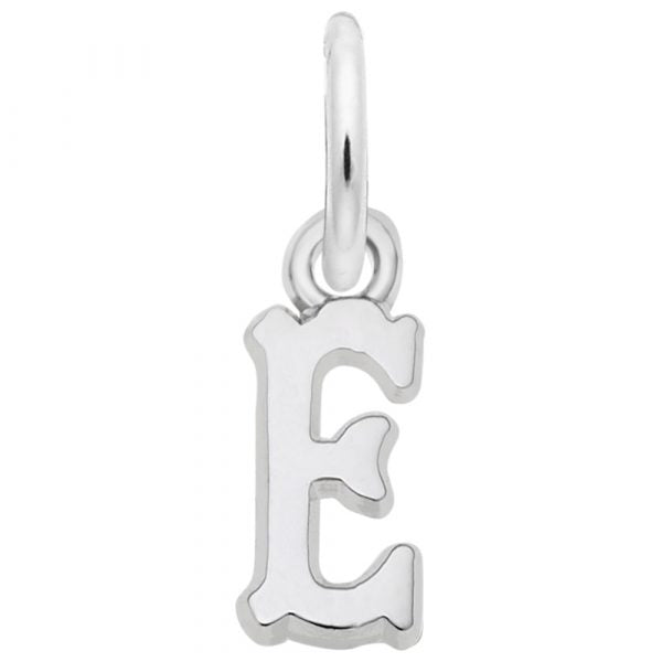 graziella Rembrandt Sterling Silver E Charm