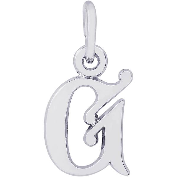graziella Rembrandt Sterling Silver Letter G Charm