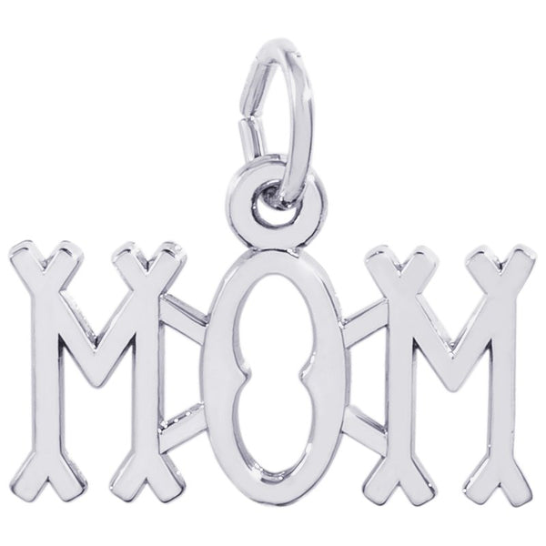 graziella Rembrandt Sterling Silver Mom Charm