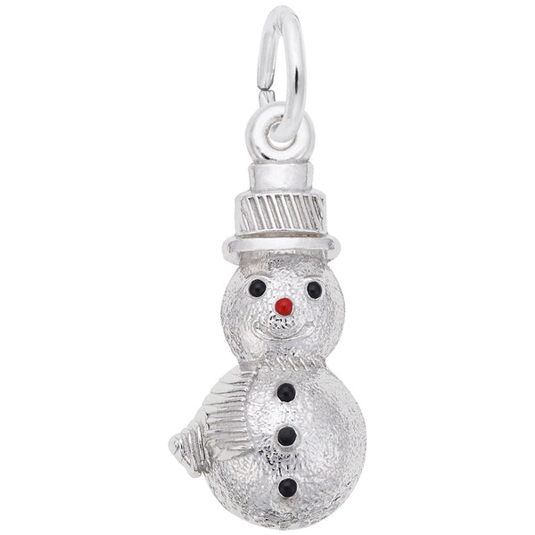 graziella Rembrandt Sterling Silver Snowman Charm