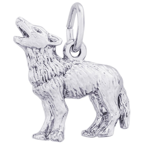 graziella Rembrandt Sterling Silver Wolf Charm