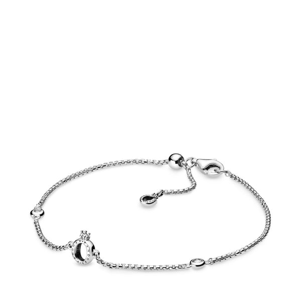 graziella Sparkling Crown O Chain Bracelet